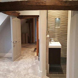 bathroom that is open planned